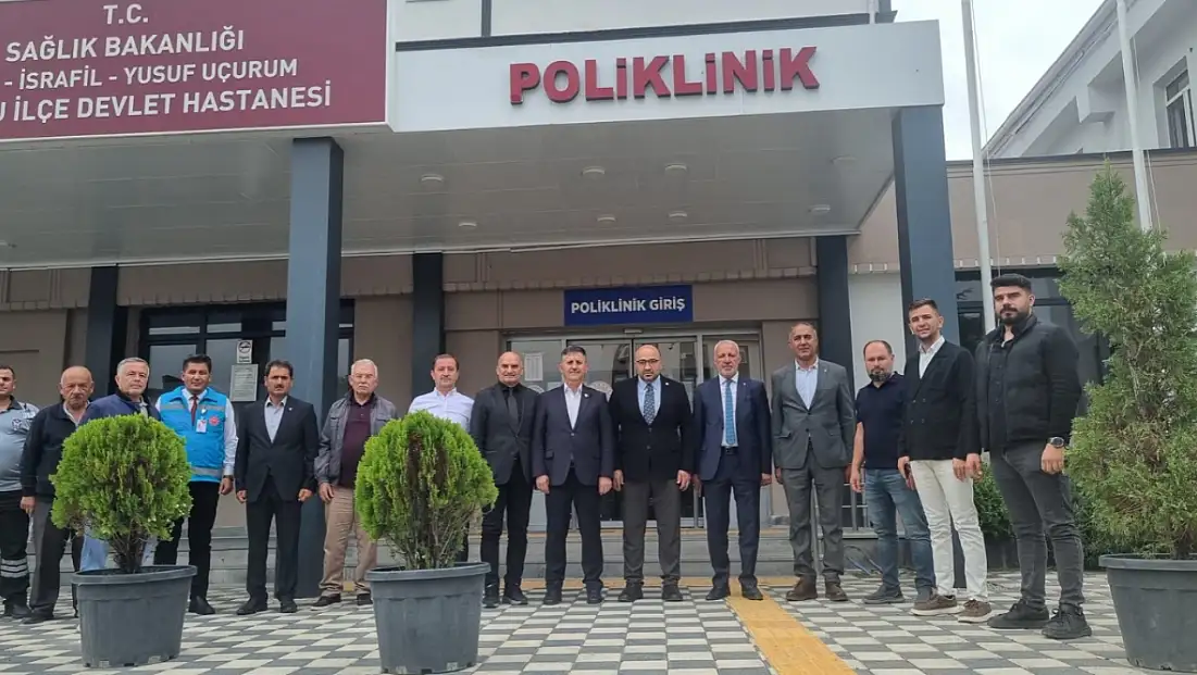 İncesu’da hastaları sevindiren ziyaret!  Milletvekili ziyaret etti