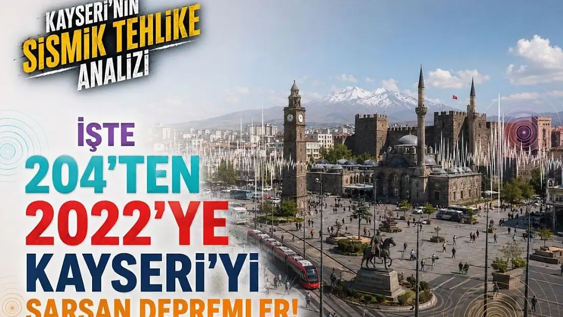 İşte 240'tan 2022'ye Kayseri'yi sarsan depremler