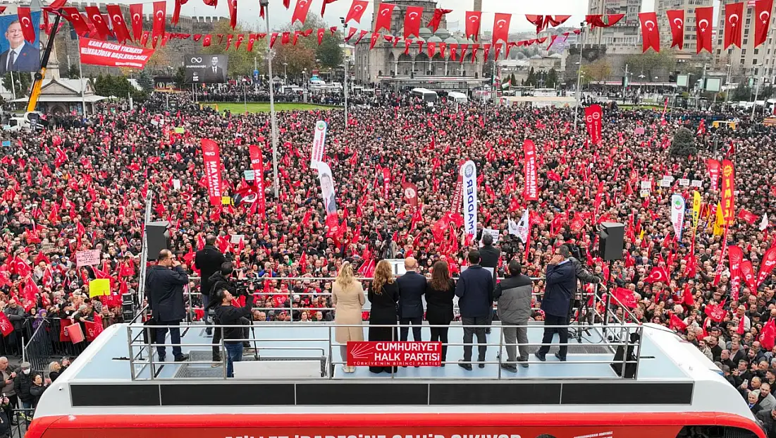 İşte CHP Lideri Özgür Özel'in Kayseri konuşmasının tamamı: Erdoğan, bu meydanda verdiği sözleri unuttu