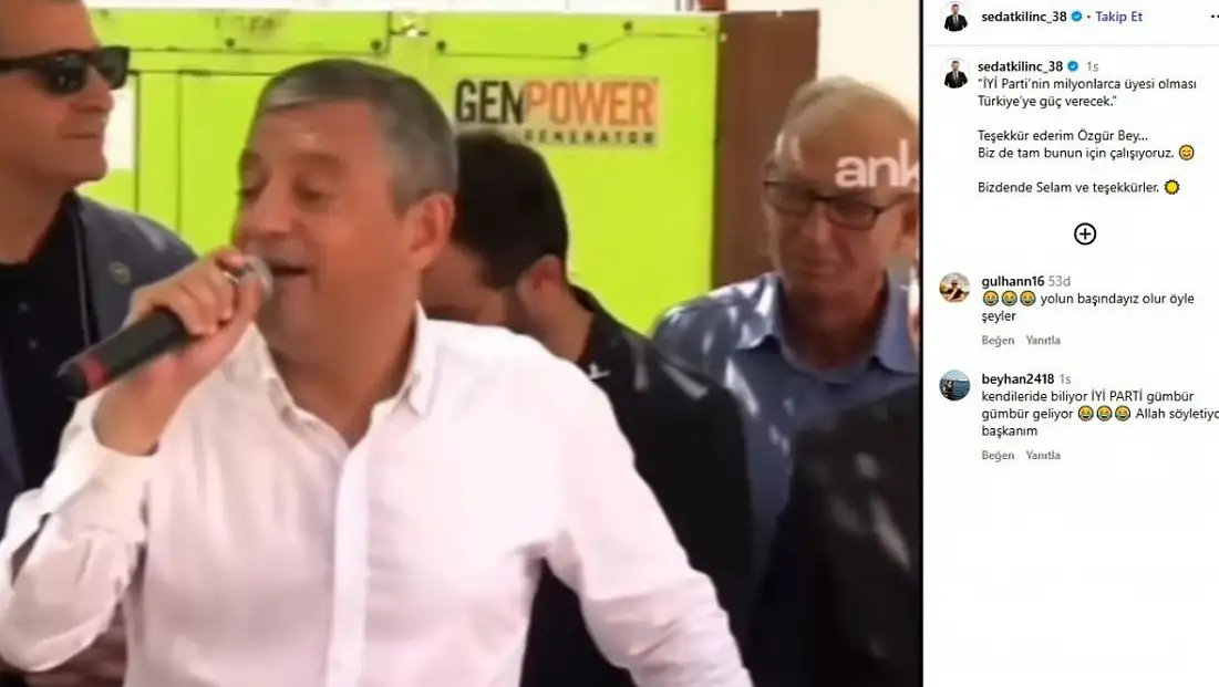 İYİ Partili Sedat Kılınç neden Özgür Özel’i paylaştı?