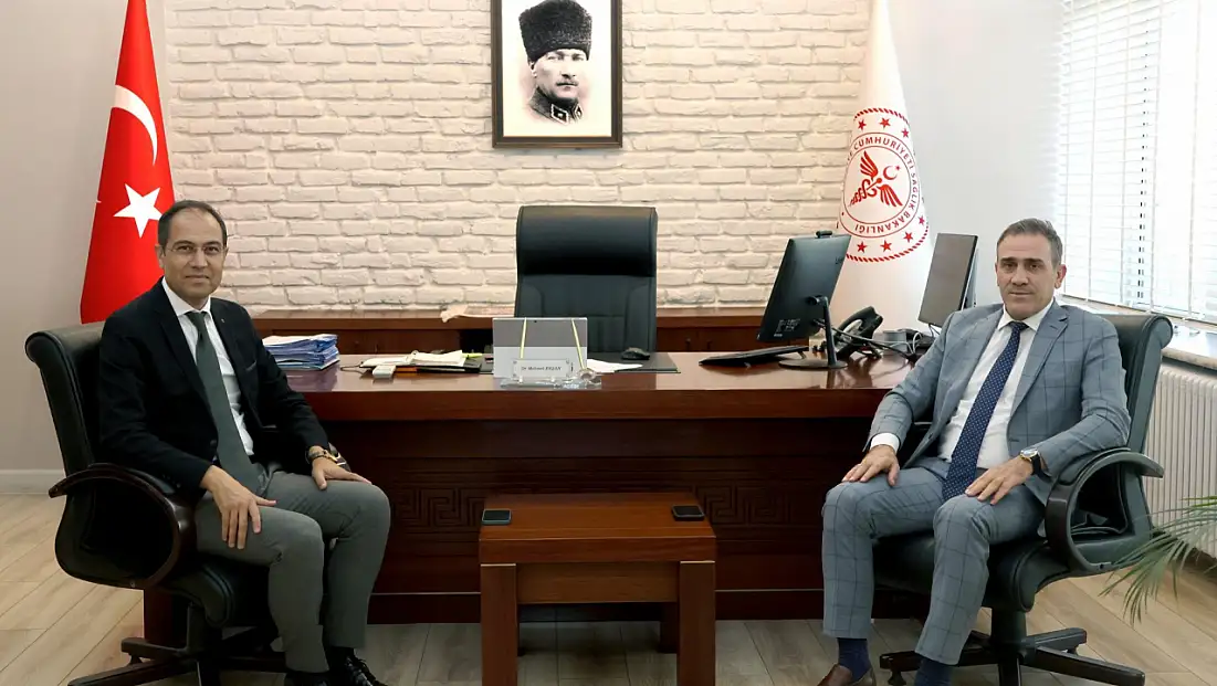 Kaymakam Memiş, Müdür Erşan'ı ziyaret etti