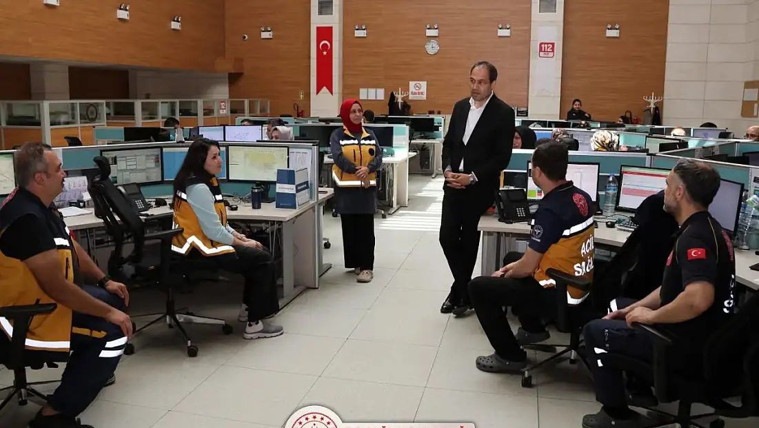 Kayseri’de 112 personellerine sürpriz ziyaret!