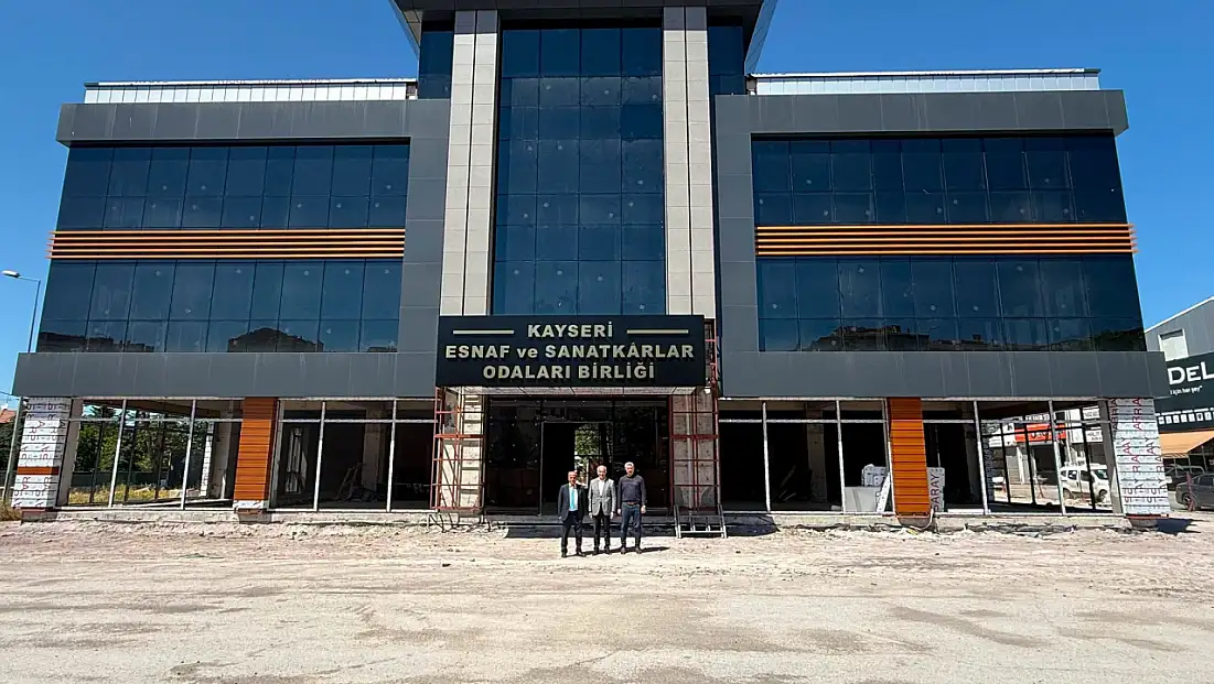 Kayseri’de 50 bin kişiye hizmet verecek bina hızla yükseliyor! İşte son durum