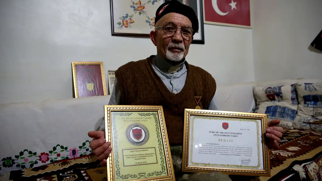 Kayseri'de 77 bin metrekarelik arazisini TSK'ya bağışlamıştı! Madalyaya gözü gibi bakıyor