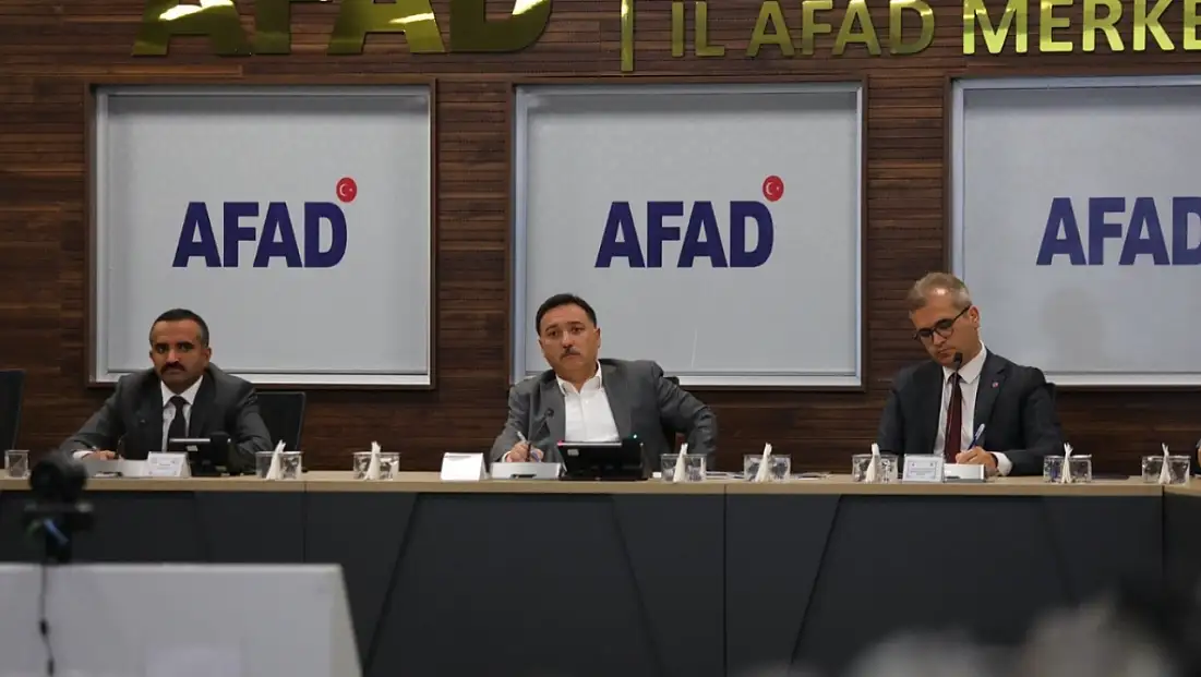 Kayseri’de afet hazırlığı gündemde!
