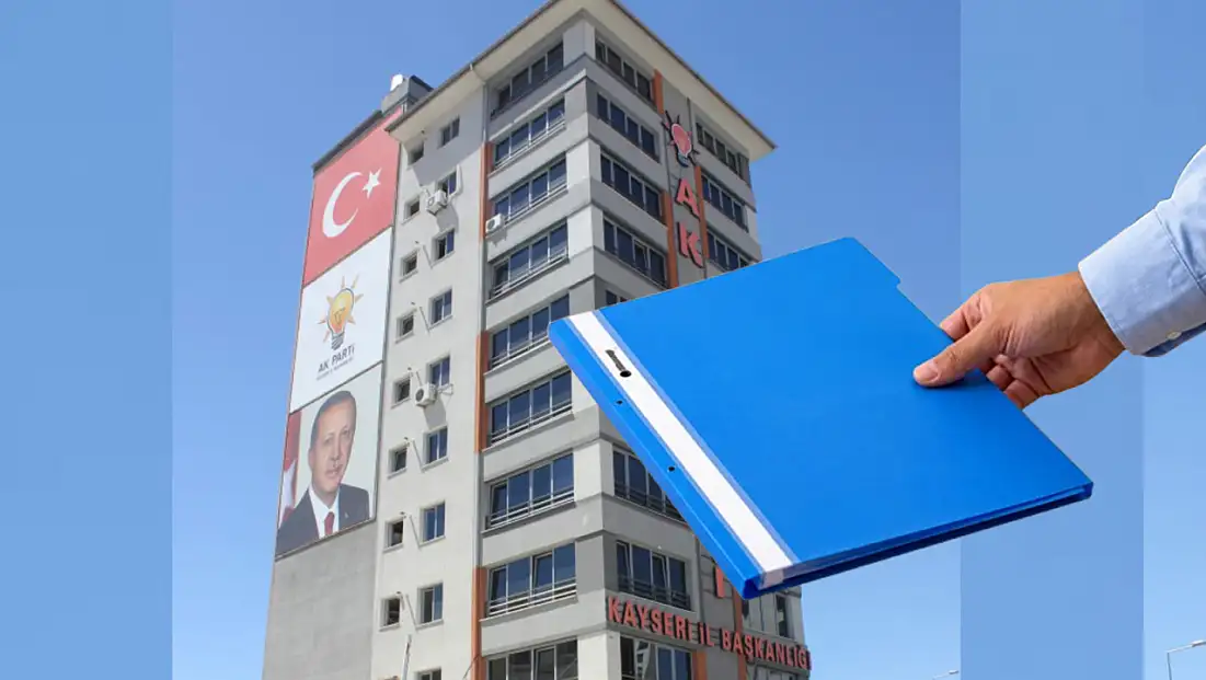 Kayseri'de AK Parti İl Başkanına verilen dosyada ne olduğu ortaya çıktı