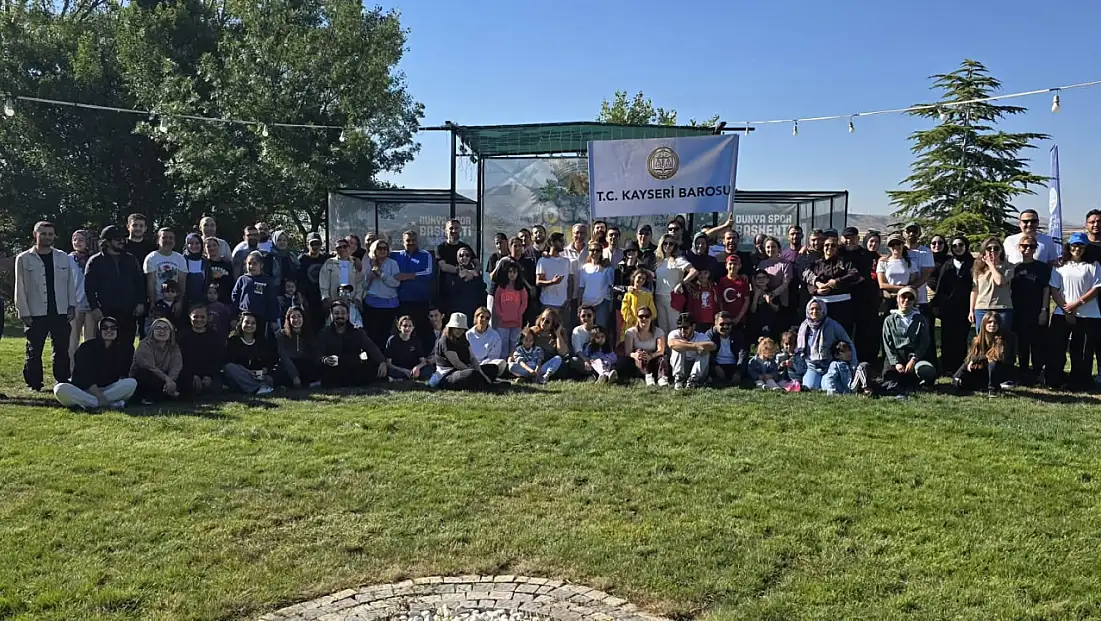 Kayseri'de avukatlar doğada buluştu