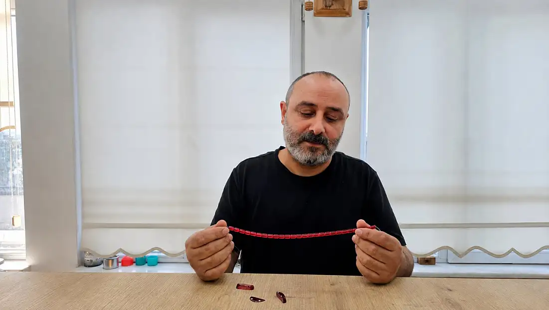 Kayseri’de binlerce tesbih yaptı ama kendisine bir tane ayıramadı