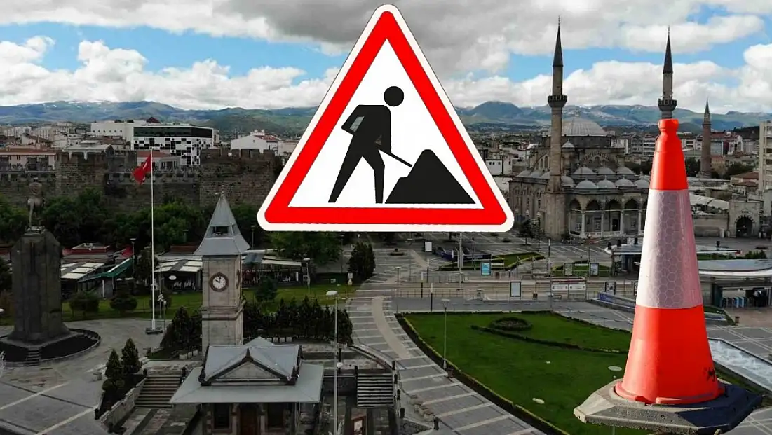 Kayseri'de bir yol trafiğe kapandı