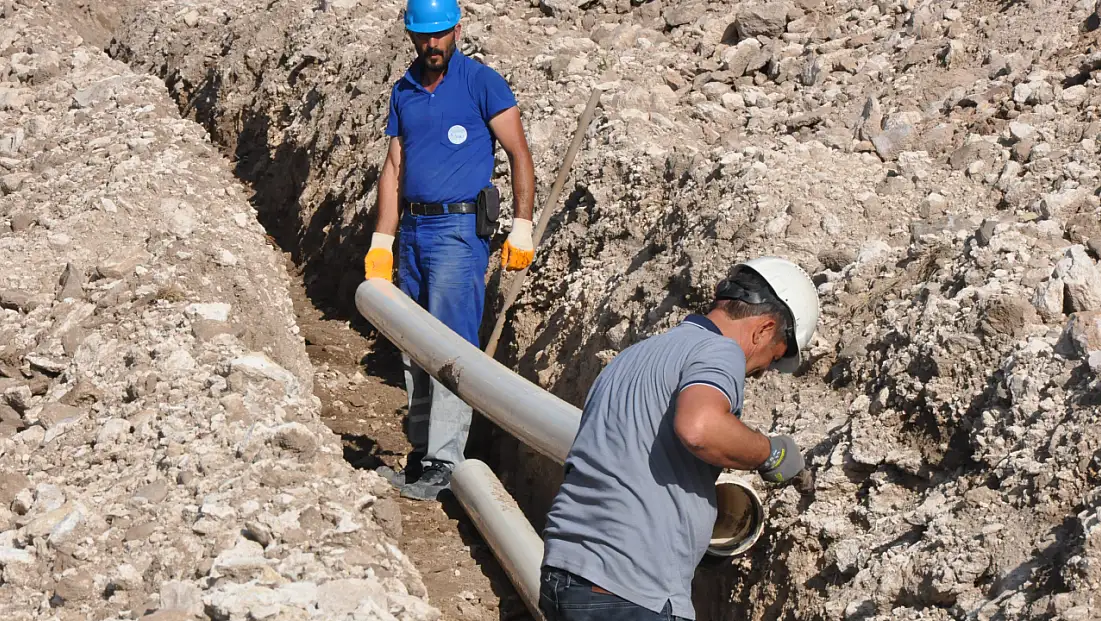 Kayseri'de borular döşendi: Kesintisiz içme suyu geliyor