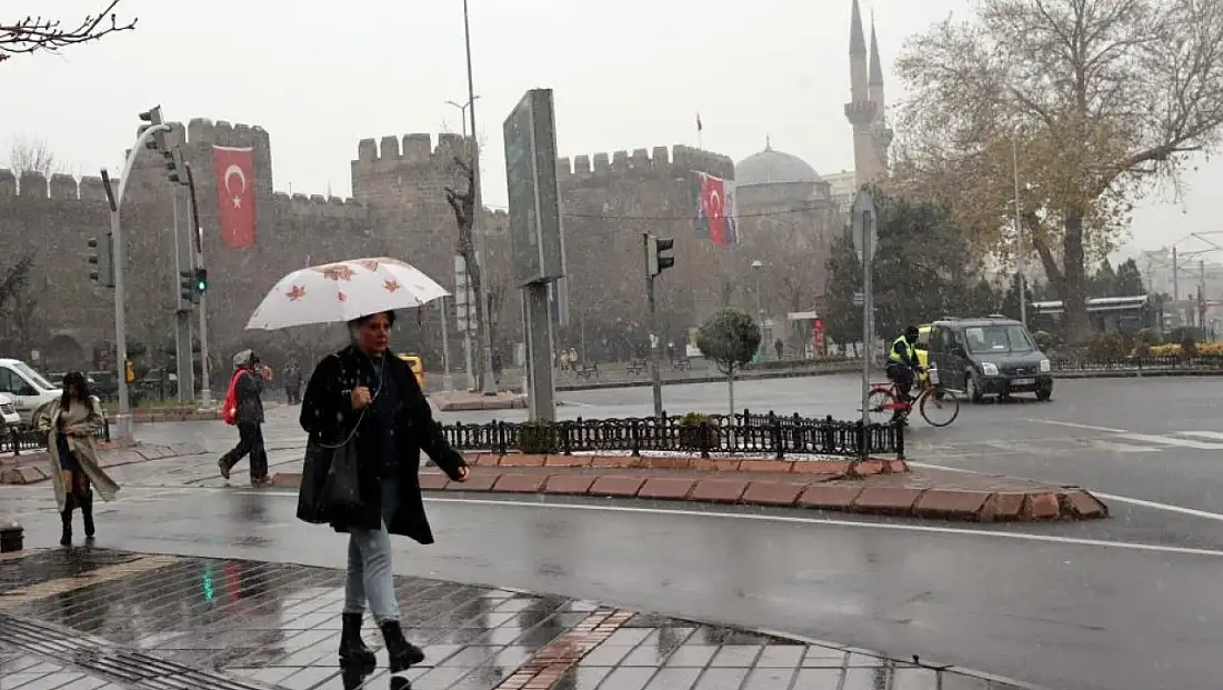 Kayseri'de bugün sağanak yağmur yağacak