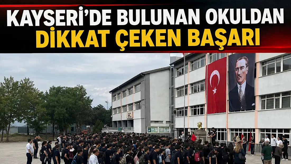 Kayseri’de bulunan tarihi okul YKS’ye damgasını vurdu!