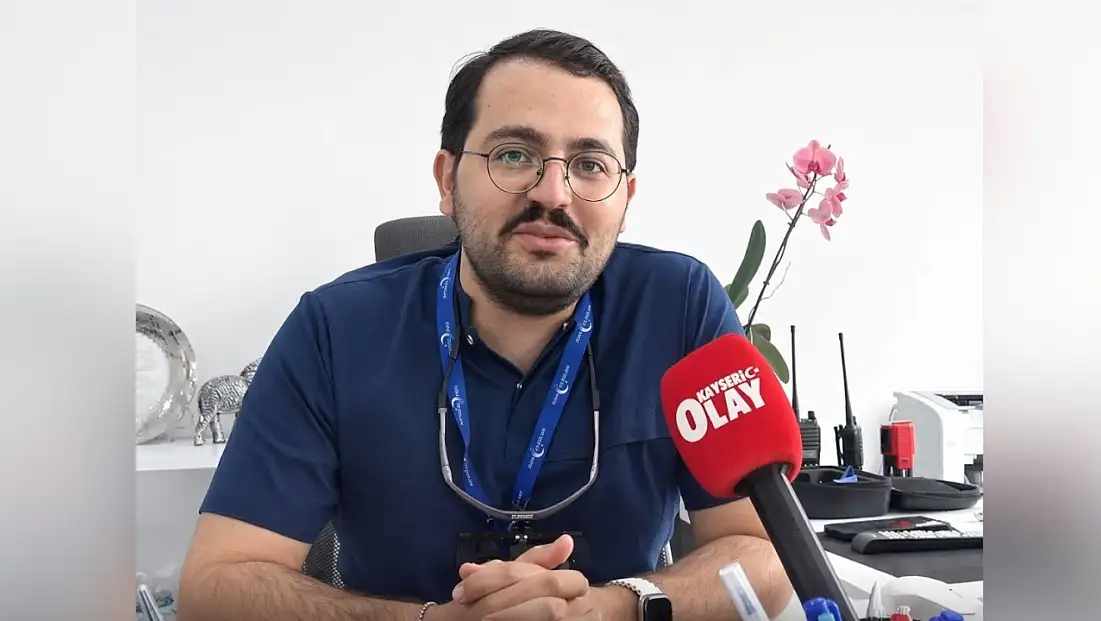 Kayseri'de diş hekiminden 'Ağrı başlayınca gelmeyin’ çağrısı