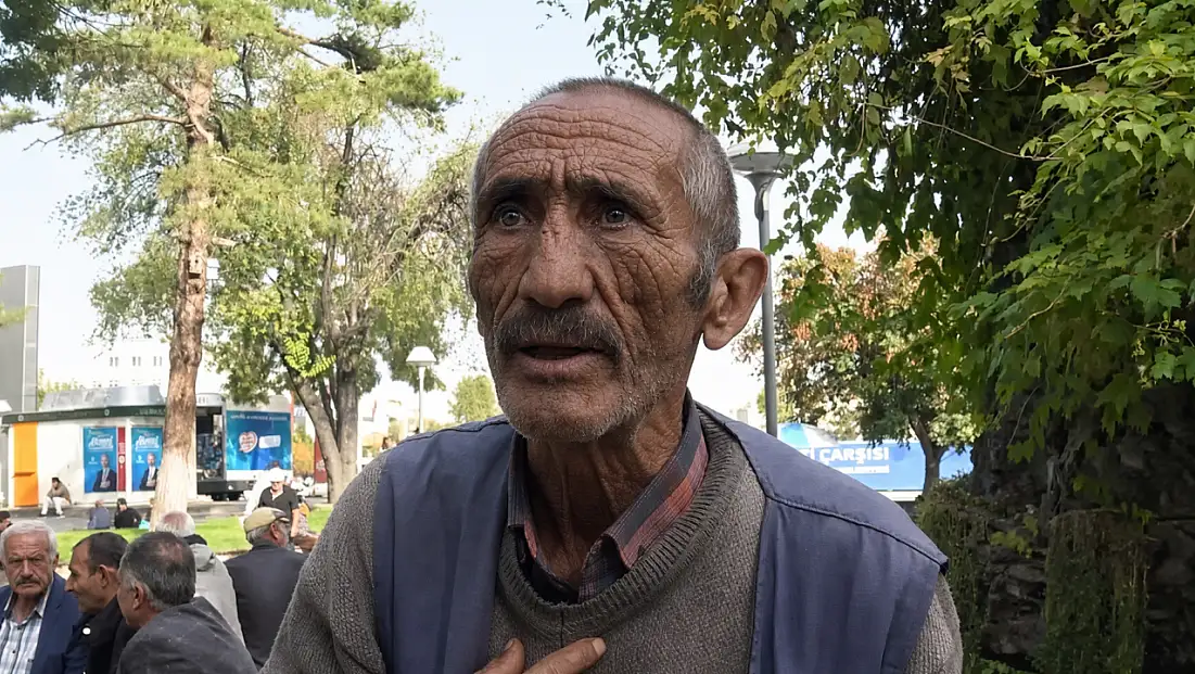 Kayseri'de emekli isyan etti: Devlet bana maaş vermesin!