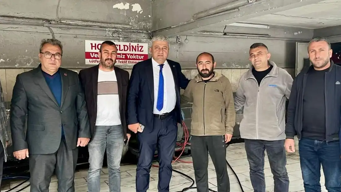 Kayseri'de esnaf anlattı, MHP heyeti dinledi