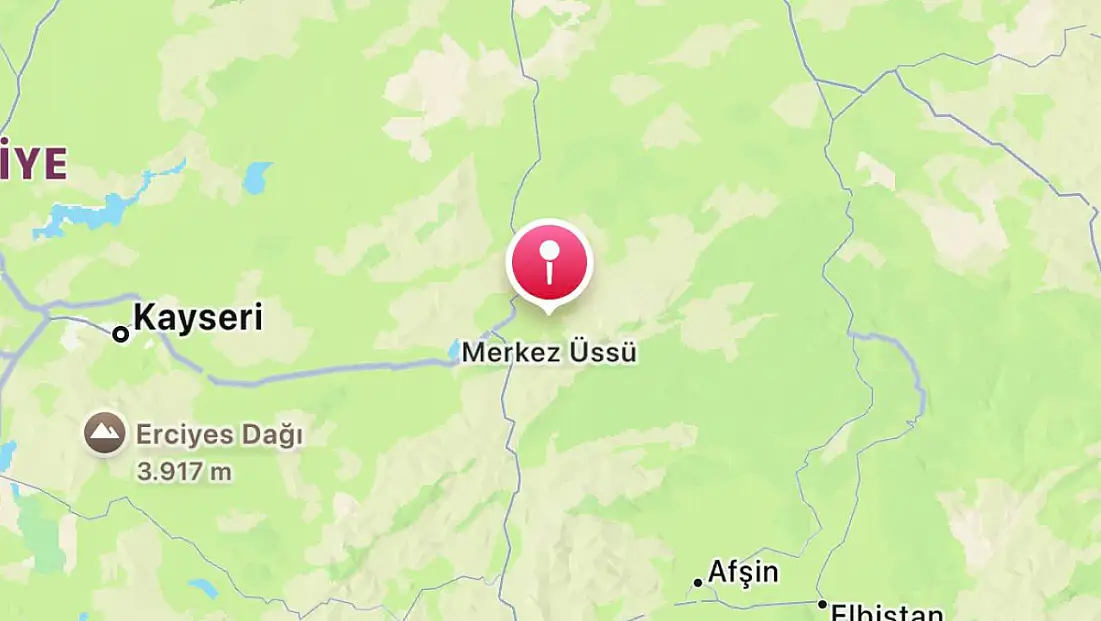 Kayseri’de gece saatlerinde bir deprem daha…