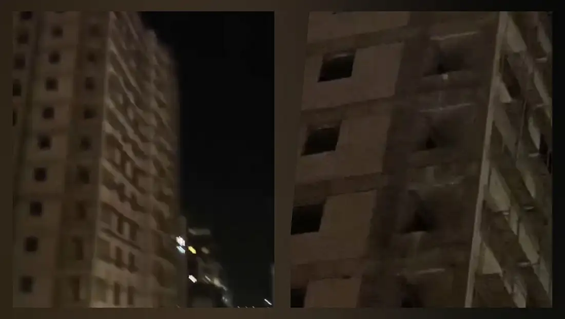 Kayseri'de gece yarısı inşaat halindeki binada görülen kadın polisi alarma geçirdi