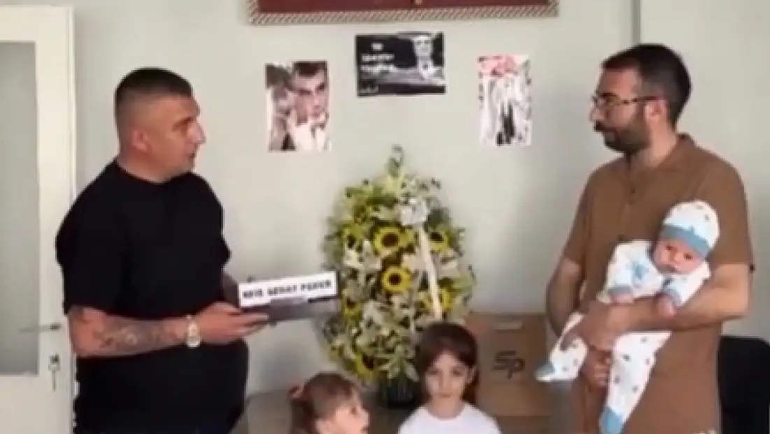 Kayseri'de ikinci 'Sedat Peker' bebek dünyaya geldi