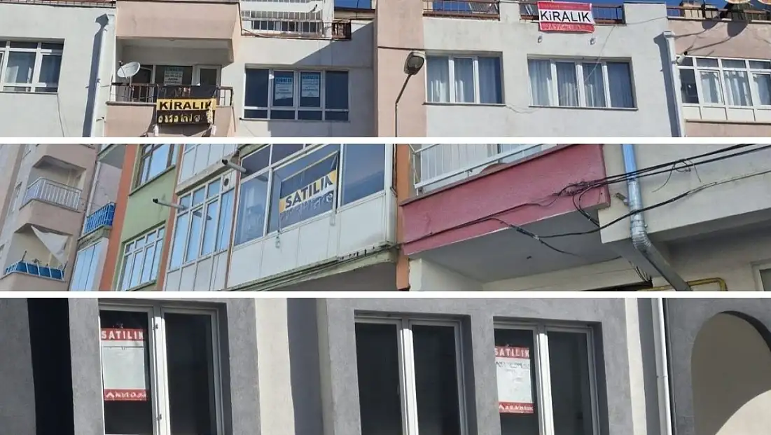 Kayseri’de işler tersine döndü! İlanlar camda kaldı