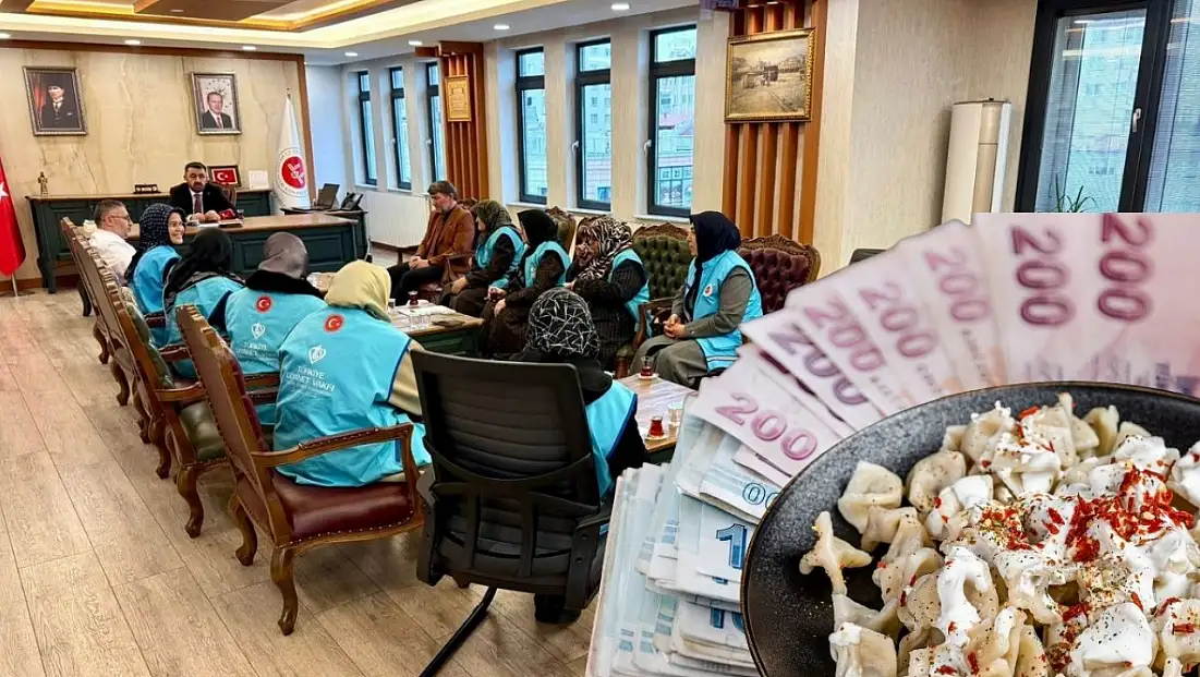 Kayseri’de kadınlar birlik oldu! Mantıdan kazandıkları parayı bakın ne yaptılar?