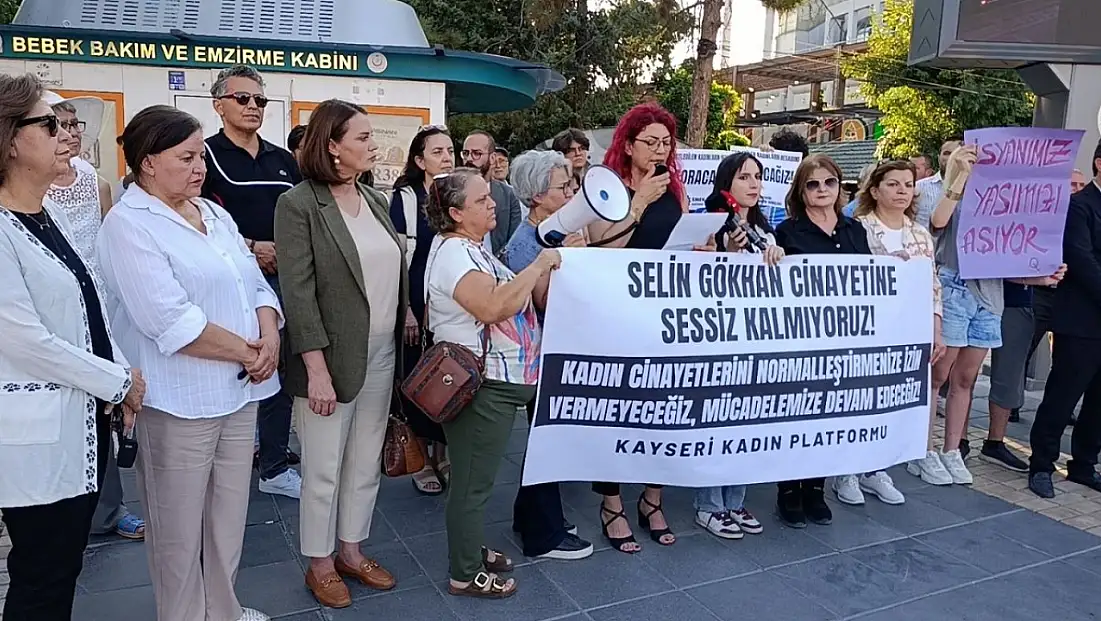 Kayseri’de kadınlardan Selin Gökhan tepkisi: Susmayacağız!