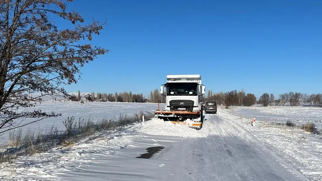 Kayseri'de kapalı yol kalmadı