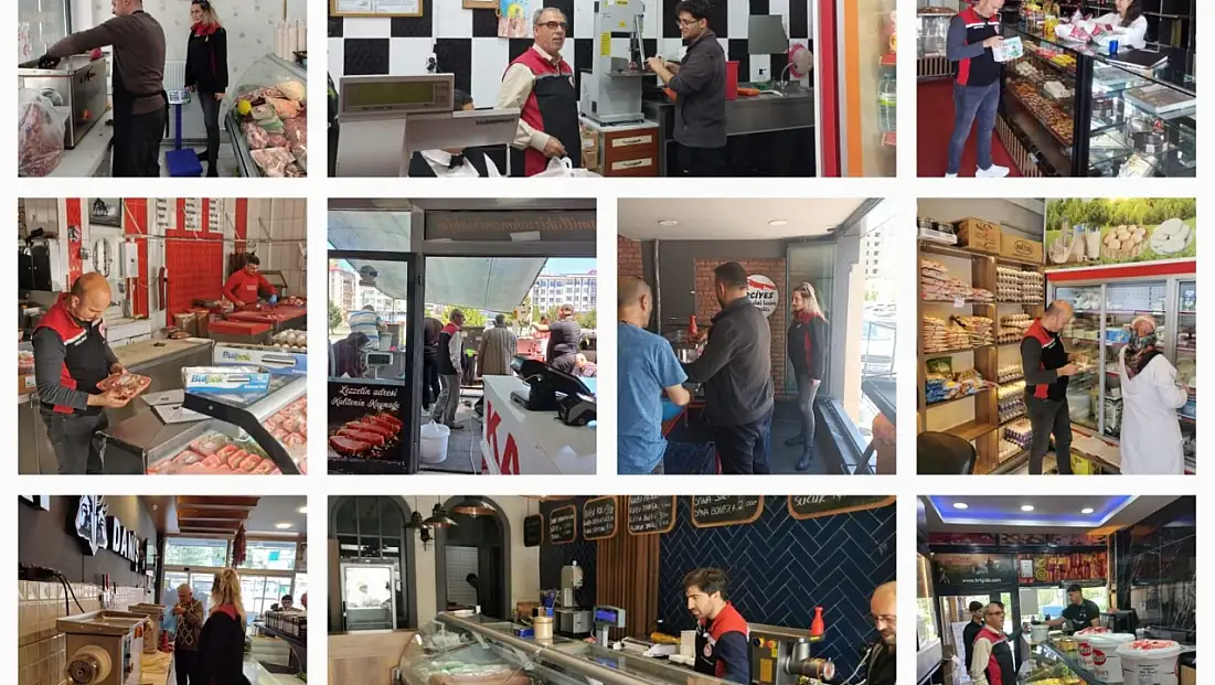 Kayseri'de Kurban Bayramı'nda halk sağlığı için kesintisiz gıda denetimi