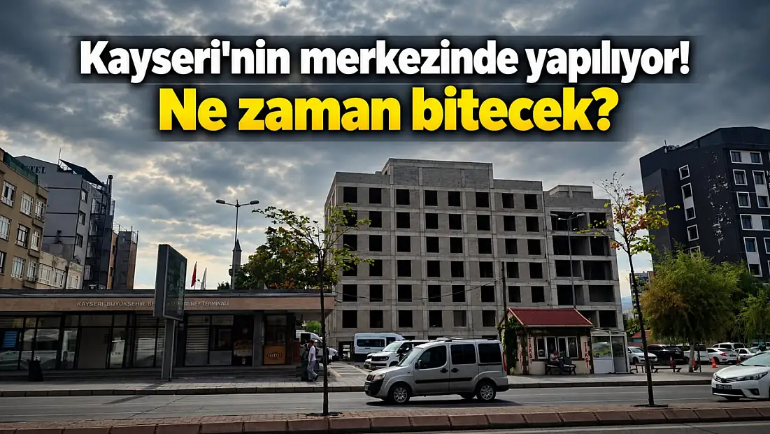 Kayseri'de merak konusu olan inşaatın son hali!