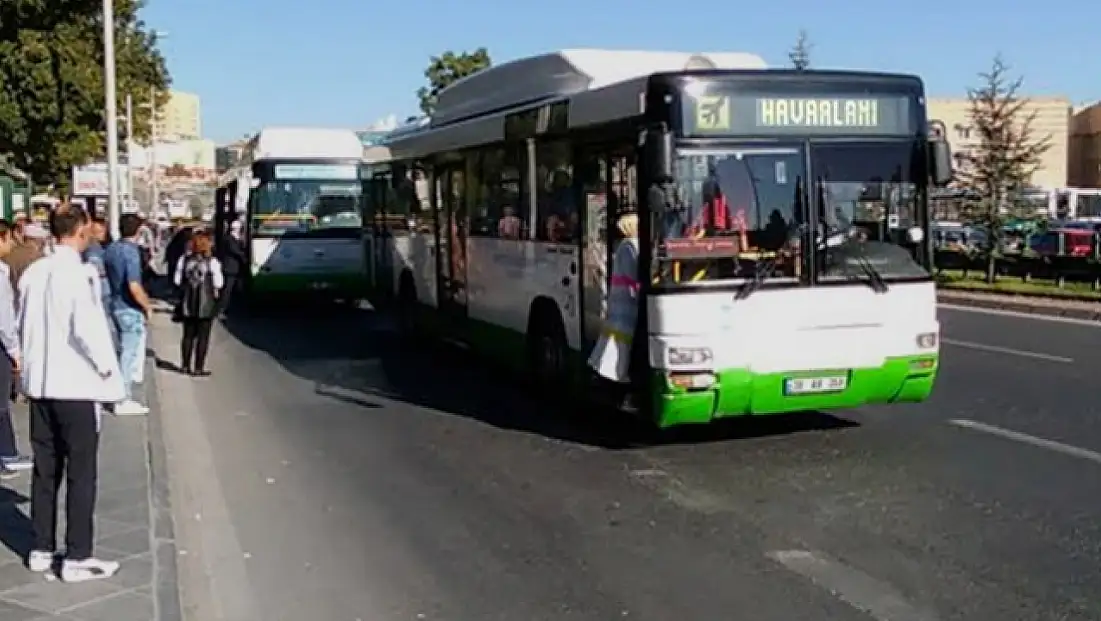 Kayseri'de otobüs bekleyenler dikkat! Bugün değişti