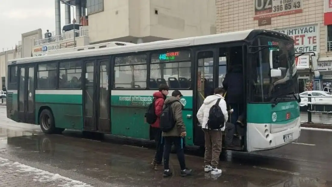 Kayseri'de otobüs bekleyenler dikkat! Bu sabah başladı