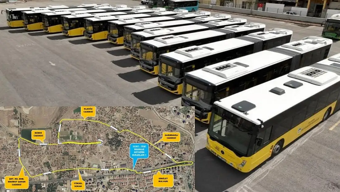 Kayseri'de otobüs güzergah ve seferleri değişti!