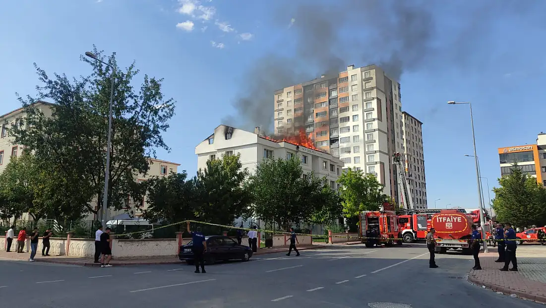 Kayseri’de özel öğrenci yurdunda yangın!