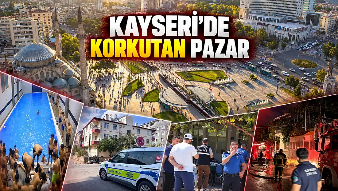 Kayseri'de pazar kabusu! Bir günde neler oldu neler
