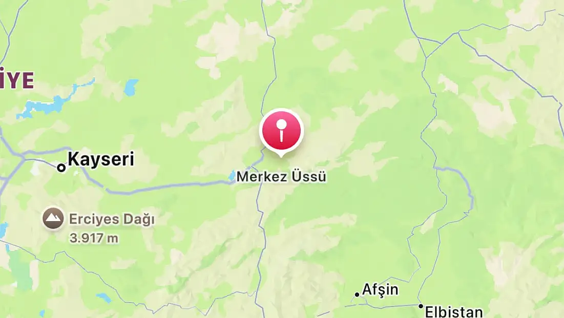 Kayseri’de peş peşe depremler! Gece 3 kez sallandı