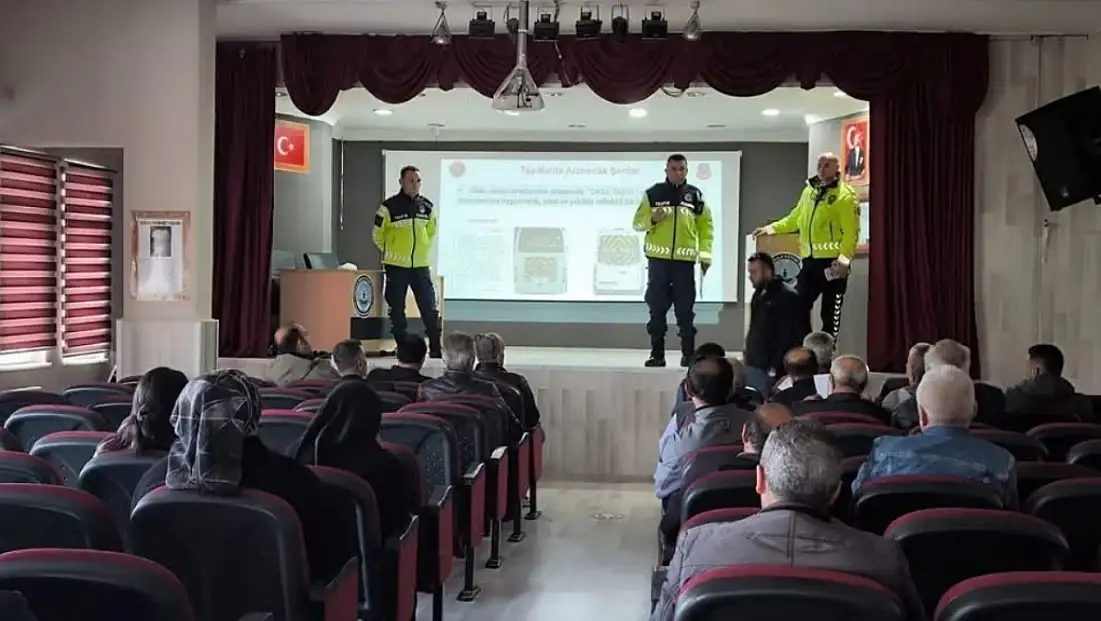 Kayseri’de servis şoförlerine eğitim!