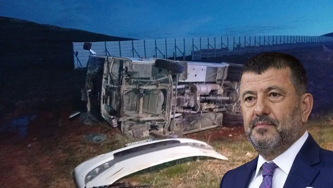 Kayseri’de taraftarları taşıyan midibüs devrildi! Malatya Milletvekili’nden geçmiş olsun mesajı