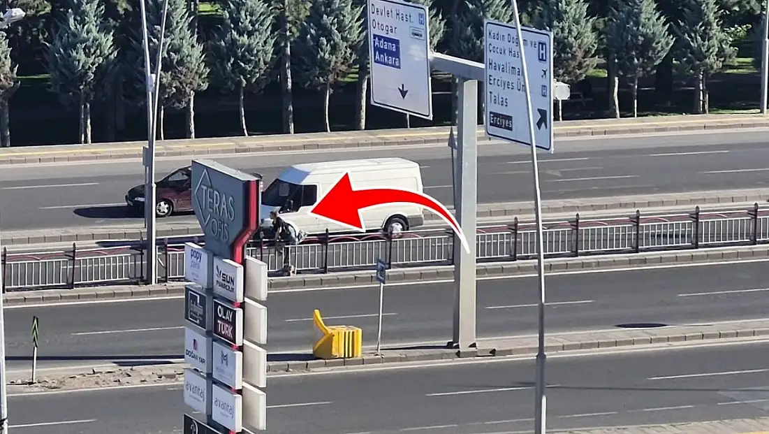 Kayseri’de tehlikeli anlar! Can güvenliği hiçe sayıldı