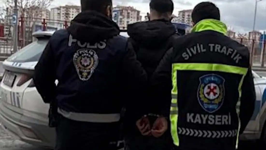 Kayseri'de trafik magandaları yakalandı
