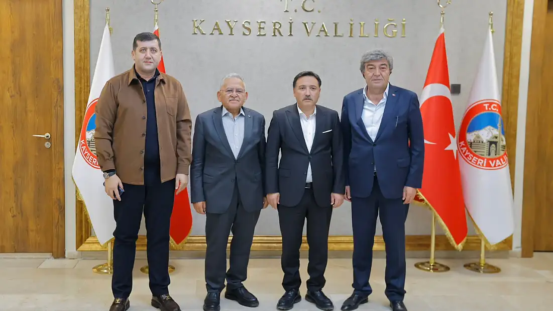 Kayseri’de üç isim Vali Çiçek’in makamında buluştu! İşte sebebi