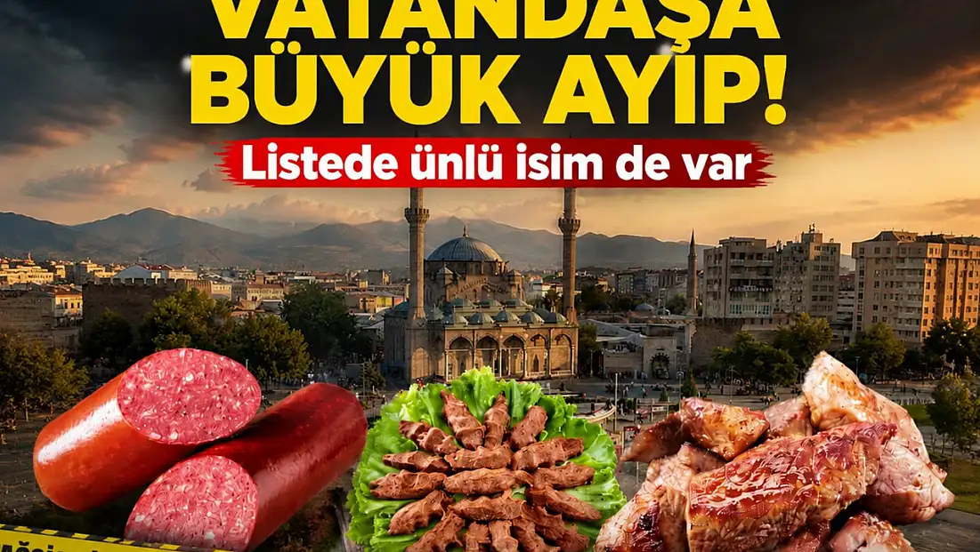Kayseri'de vatandaşa büyük ayıp! Listede ünlü isim de var