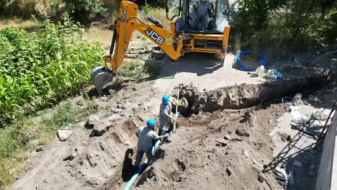 Kayseri’de yeni konutlara içme suyu hamlesi!