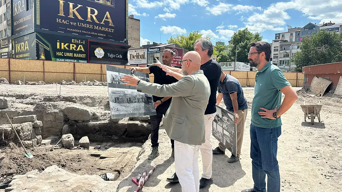 Kayseri’de yerin altından tarihi çıkıyor!