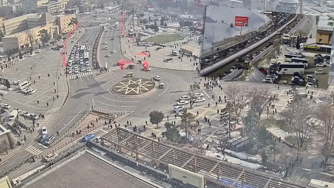 Kayseri’de yine aynı manzara! Yüzlerce araç kilometrelerce kuyruk oluşturdu