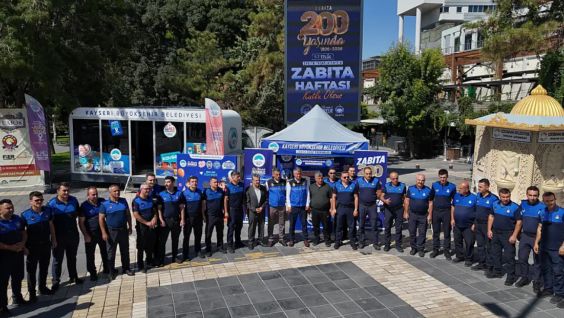 Kayseri’de Zabıta Haftası’na özel buluşma gerçekleştirildi!