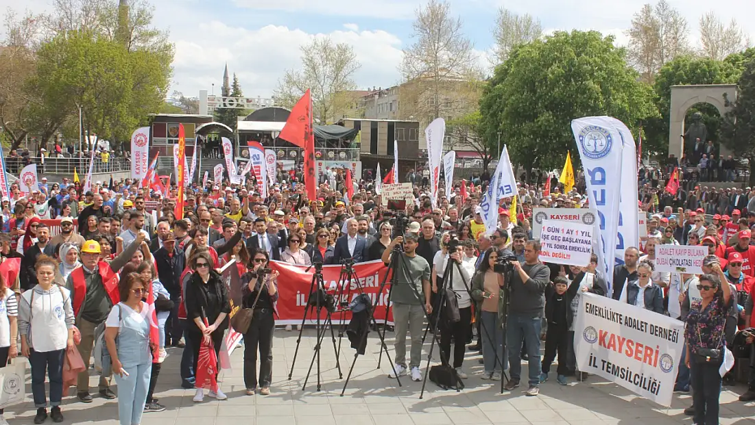 Kayseri'deki 1 Mayıs kutlamalarında neler yaşandı