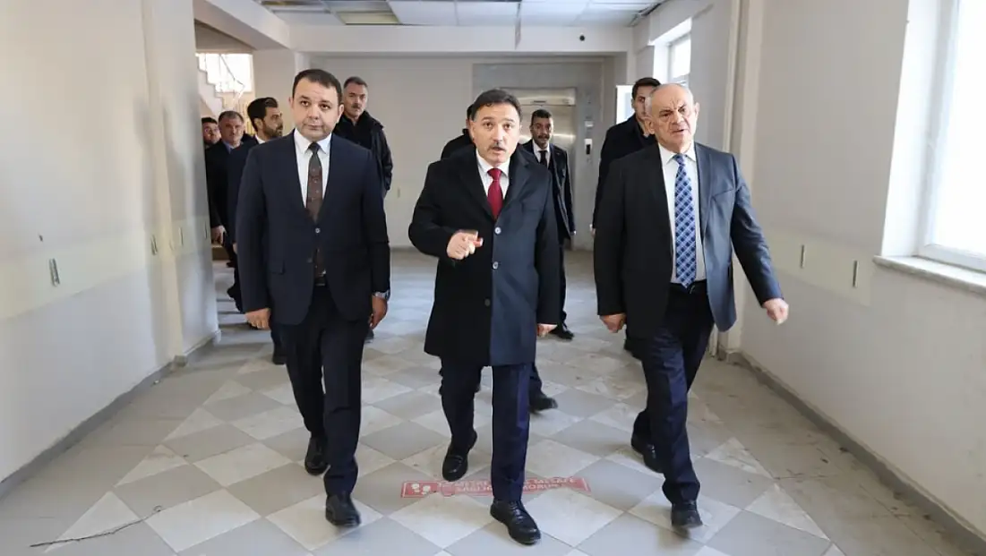 Kayseri'deki tartışmalı binaya Vali Çiçek'ten kritik ziyaret!