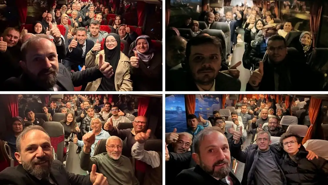 Kayseri’den bin 500 kişi gece yola çıktı! Ankara’ya bakın neden gittiler?