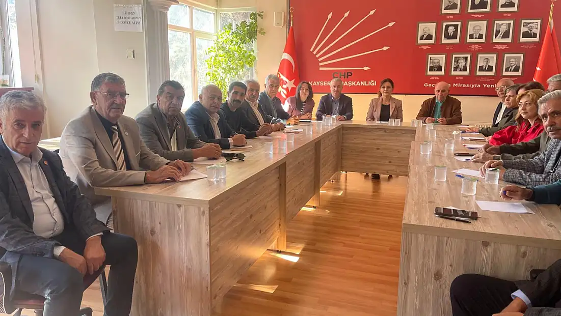 Kayseri’den CHP Genel Başkanı Özel’e tam destek