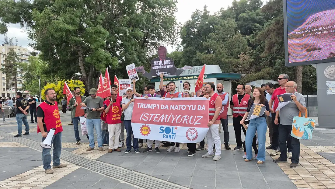 Kayseri’den sesler yükseldi! ‘Trump'ı da NATO'yu da istemiyoruz’