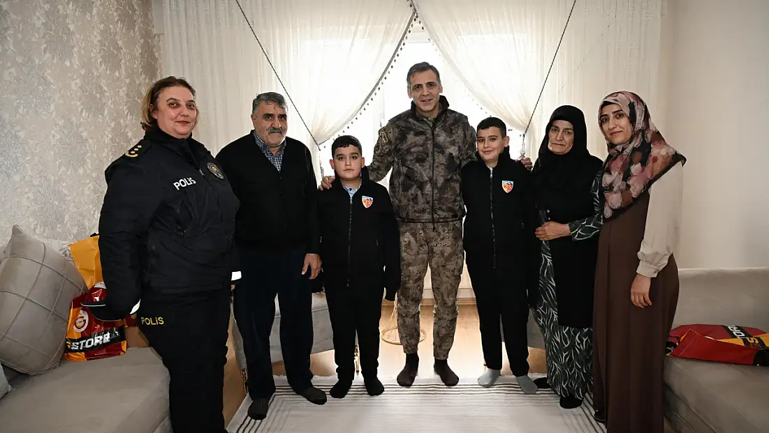 Kayseri Emniyet Müdürü’nden duygulandıran ziyaret